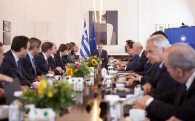 Από την τοποθέτηση του Πρωθυπουργού Κυριάκου Μητσοτάκη στη σημερινή συνεδρίαση του υπουργικού συμβουλίου.